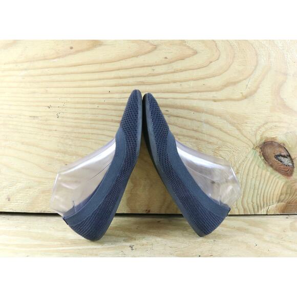 Allbirds Womens Gray 9.5 Knit Ballet Flats Tree Breezers Slip On - Picture 5 of 8
